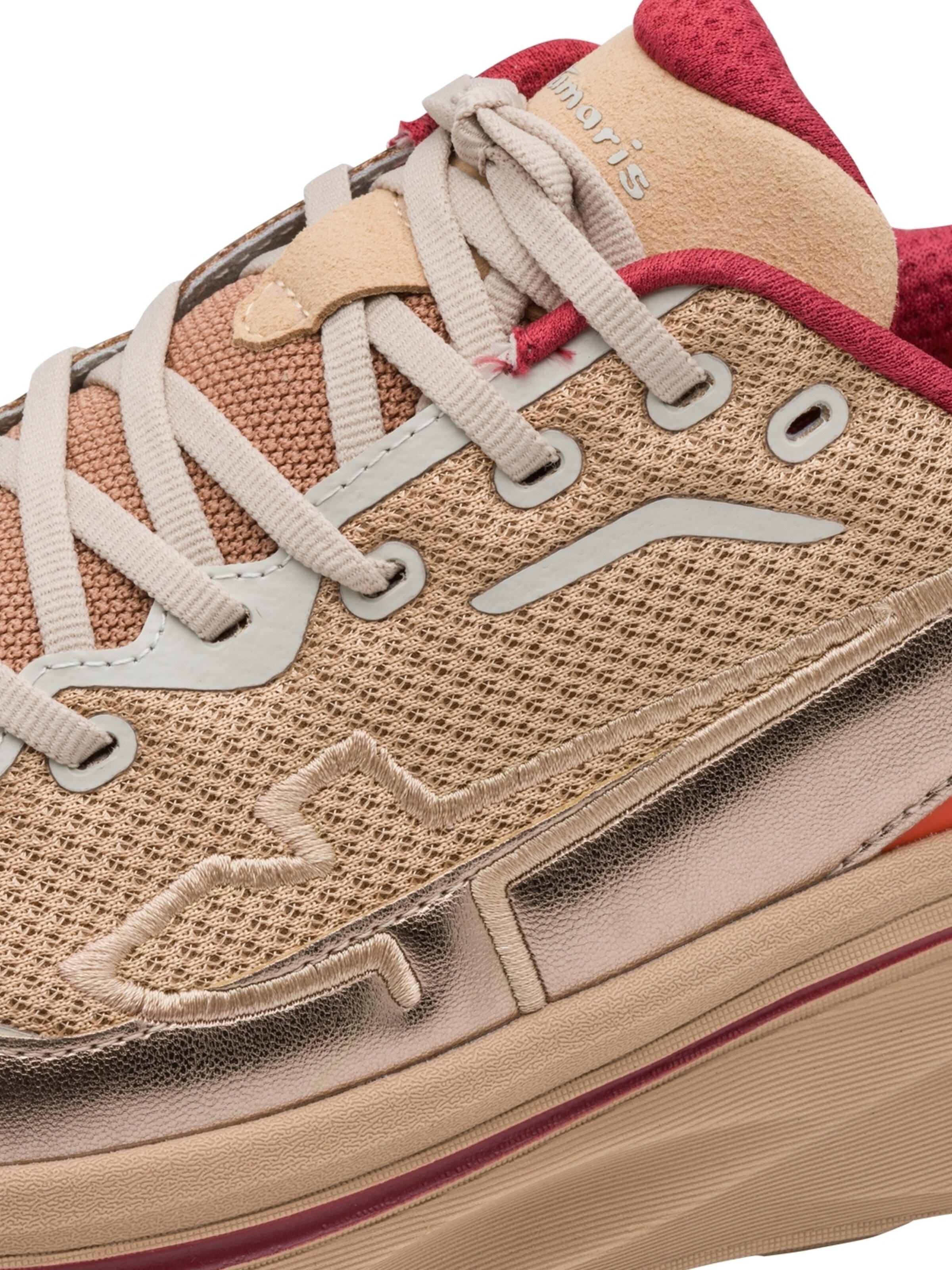 Baskets basses Tamaris en beige