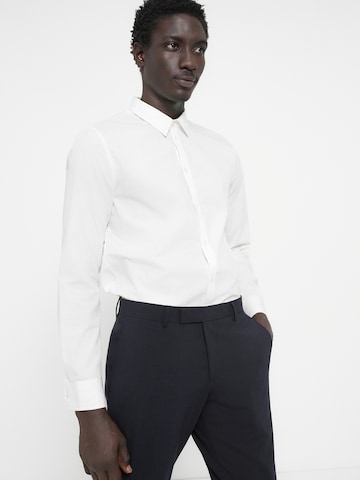 Regular Pantalon chino 'H-Gio-MM-C-NF' BOSS en bleu