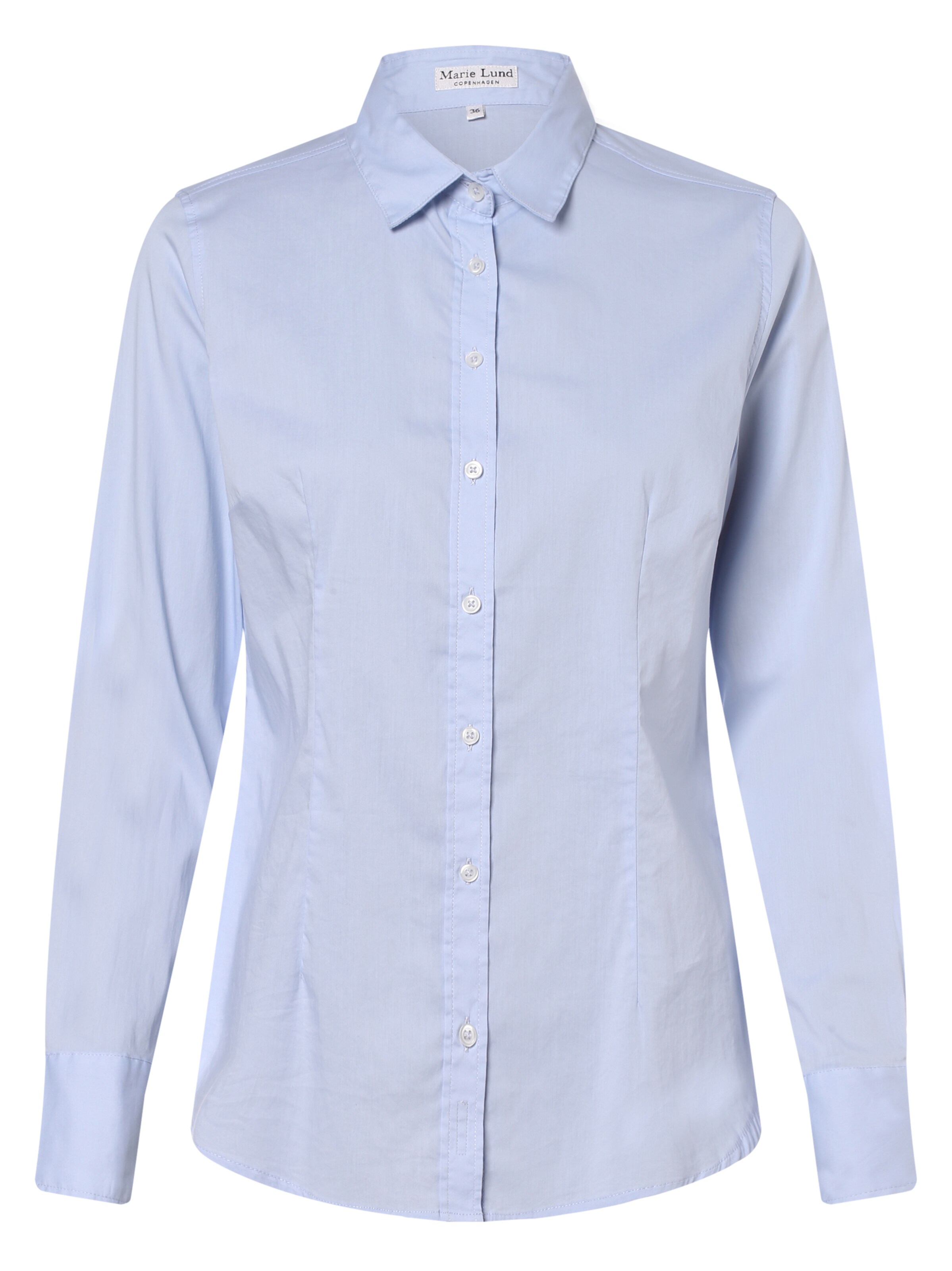 Marie Lund Blouse in Blauw: voorkant