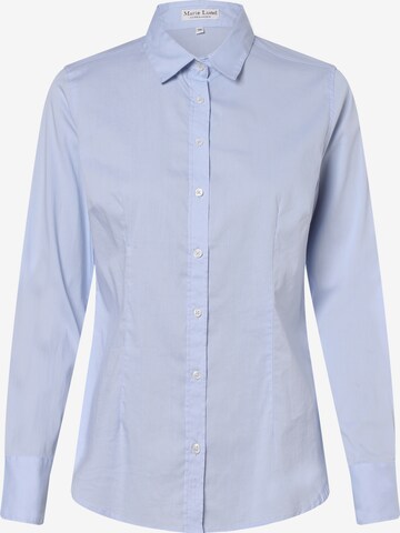 Marie Lund Blouse in Blauw: voorkant