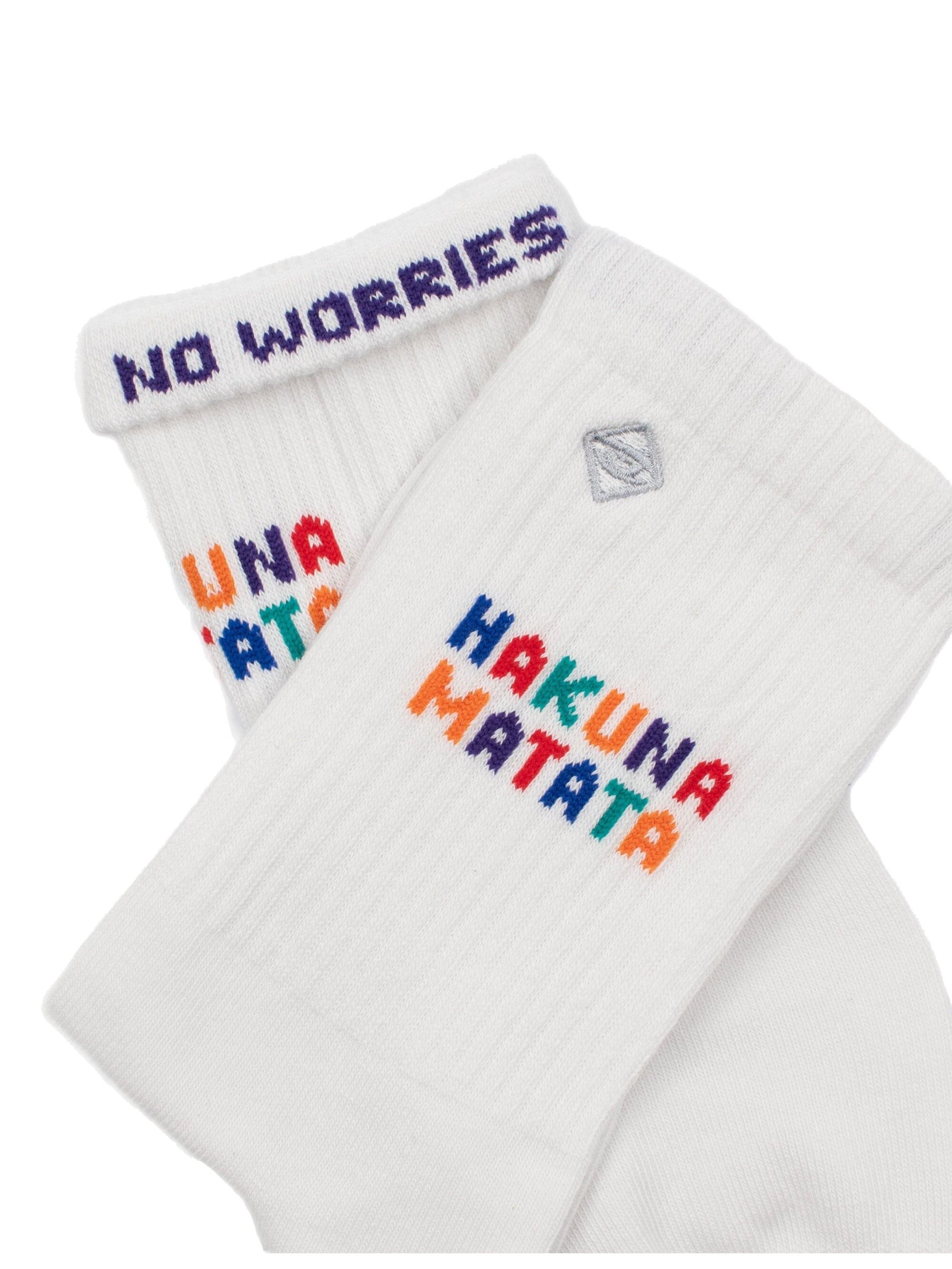 J.Clay Socks 'Hakuna Matata' in White