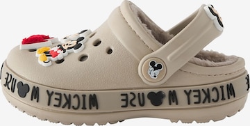 Next Slipper 'Mickey Mouse' in Beige: front