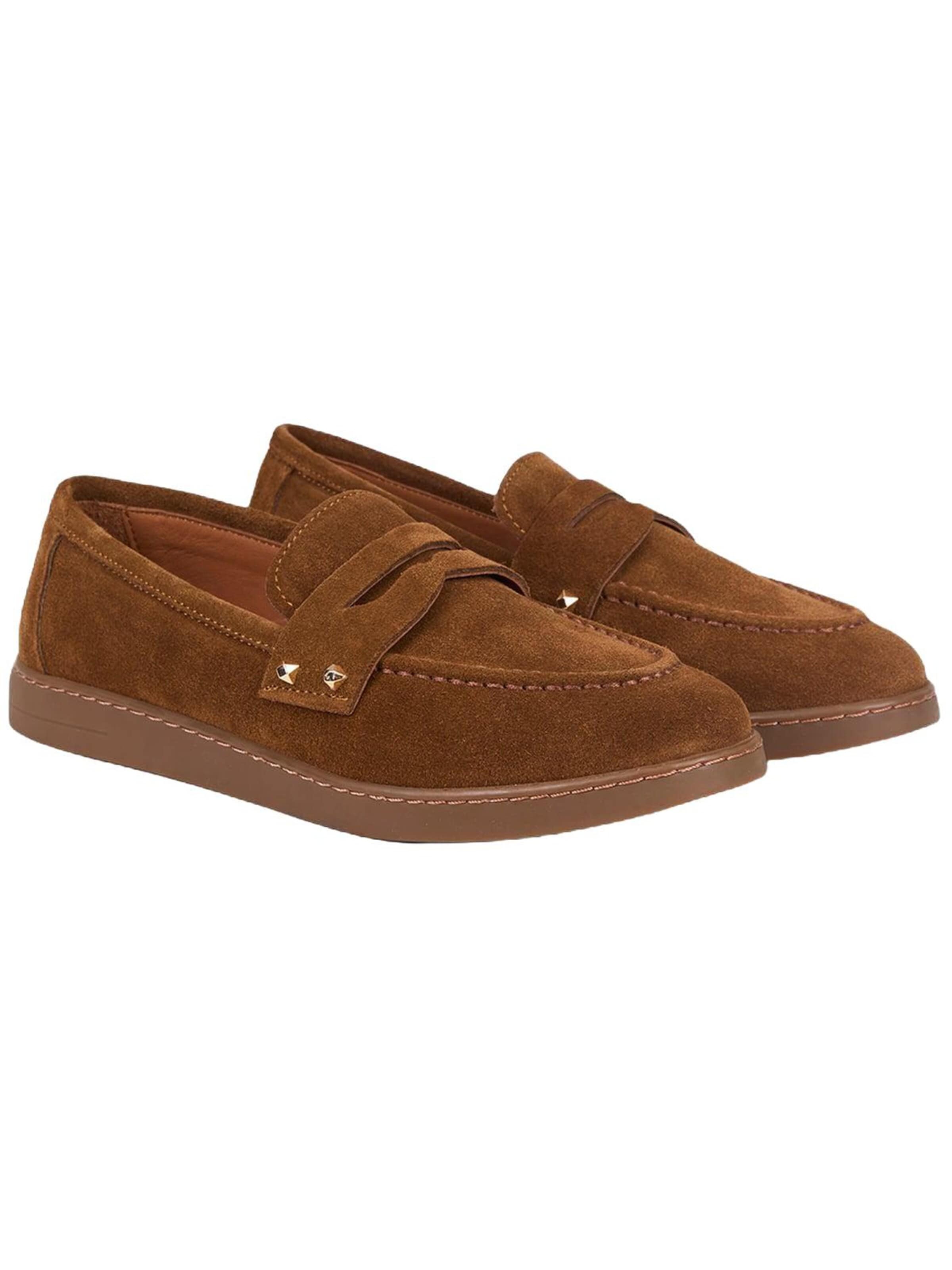 Desa - Mocasines 'Loafer' en marrón