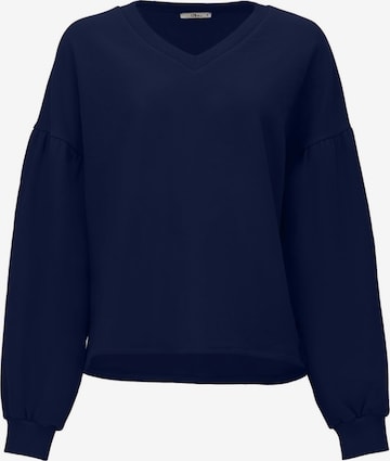 Bluză de molton 'Fahozo' de la LTB pe albastru: față