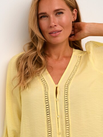 Kaffe Blouse in Geel