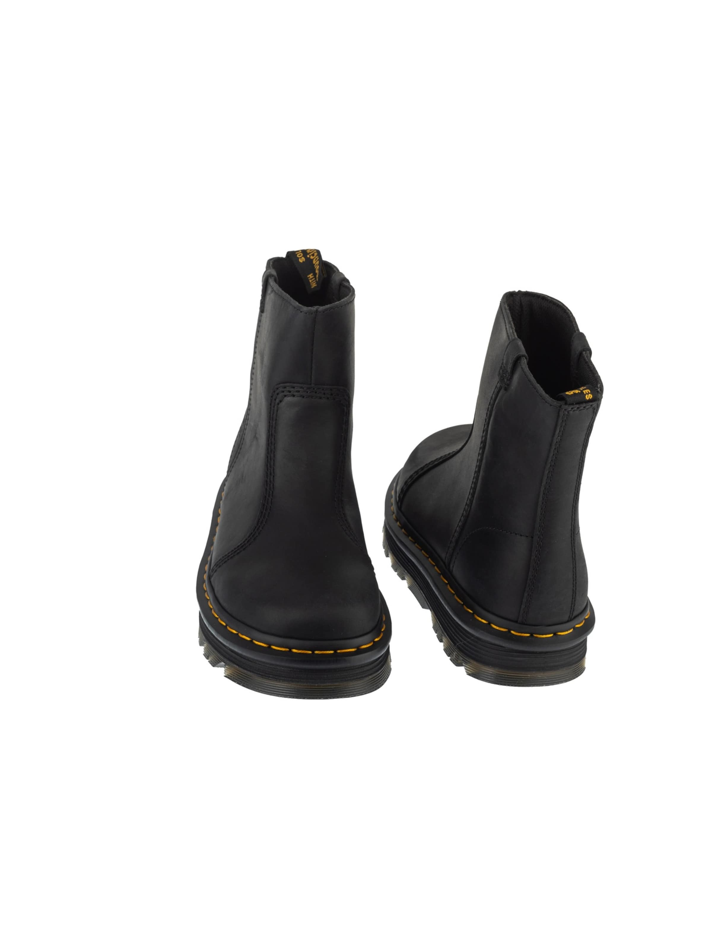 Dr. Martens Chelsea boots 'ZebZag Rigger' in Zwart