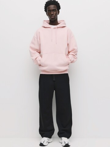 Sweat-shirt Pull&Bear en rose : devant