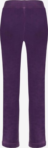 Juicy Couture Regular Pants 'Del Ray' in Purple