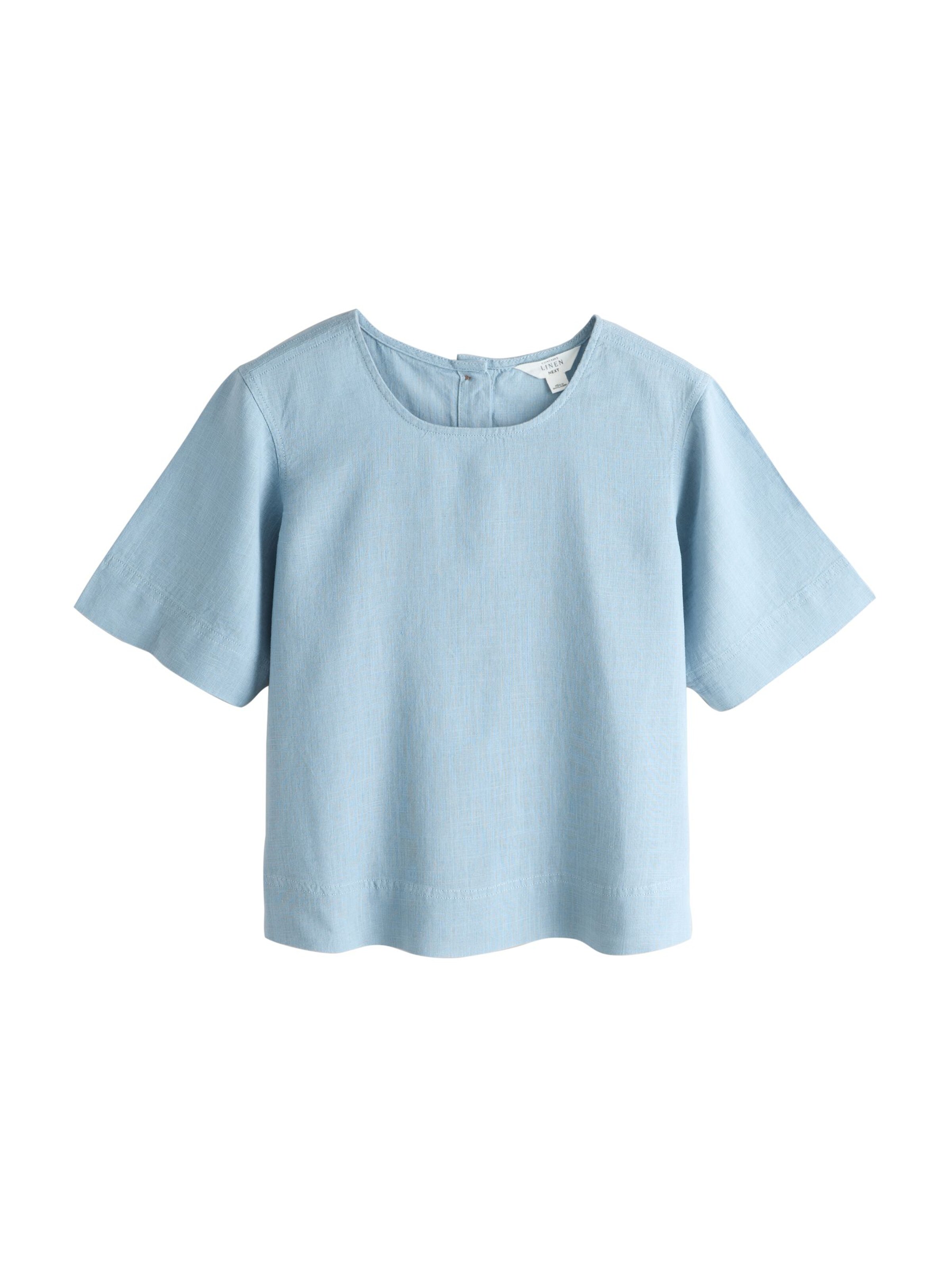 Next Shirt in Blue: front