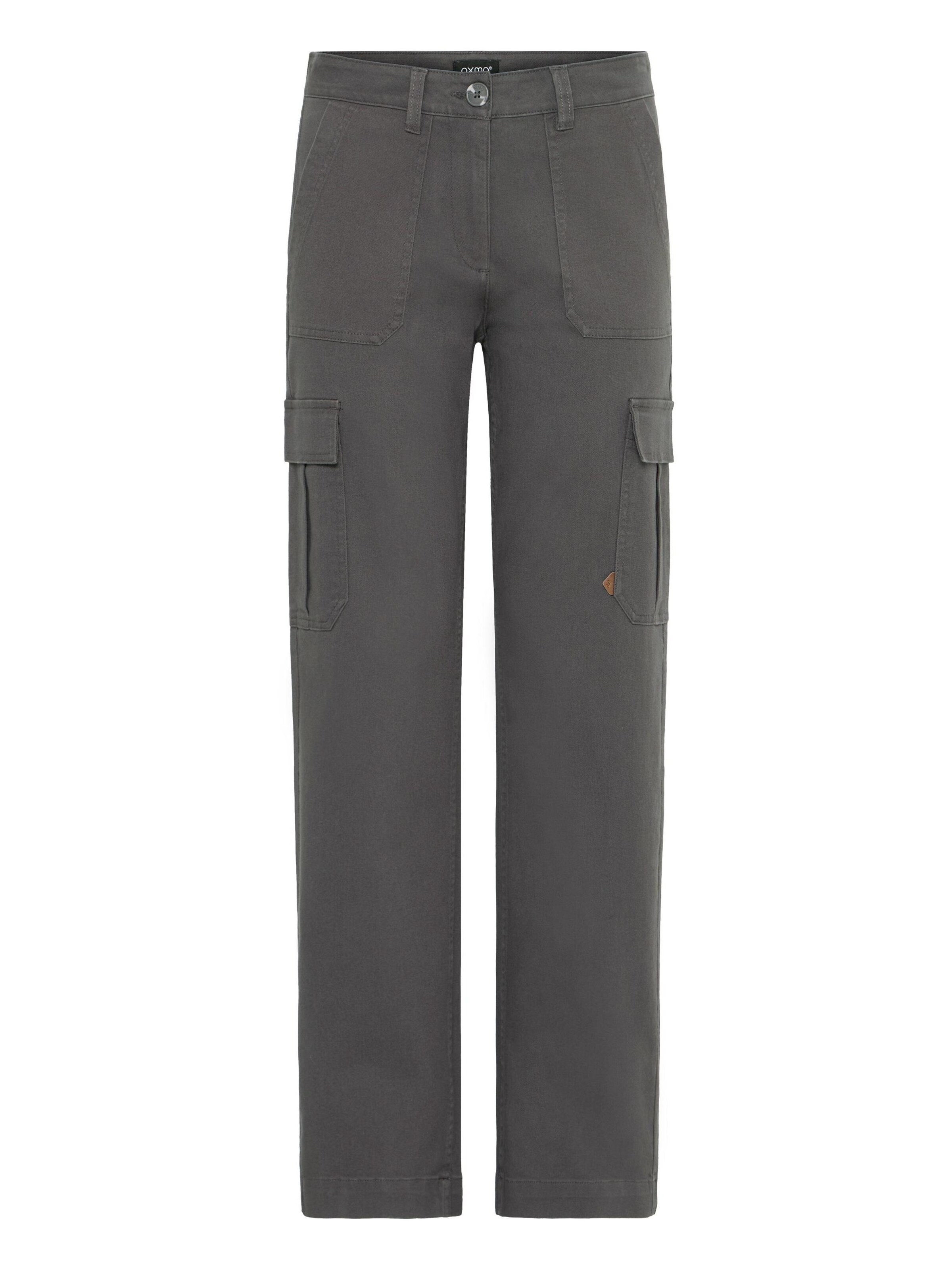 Oxmo - Regular Calças cargo 'OXIBEN CARGO' em cinzento: frente