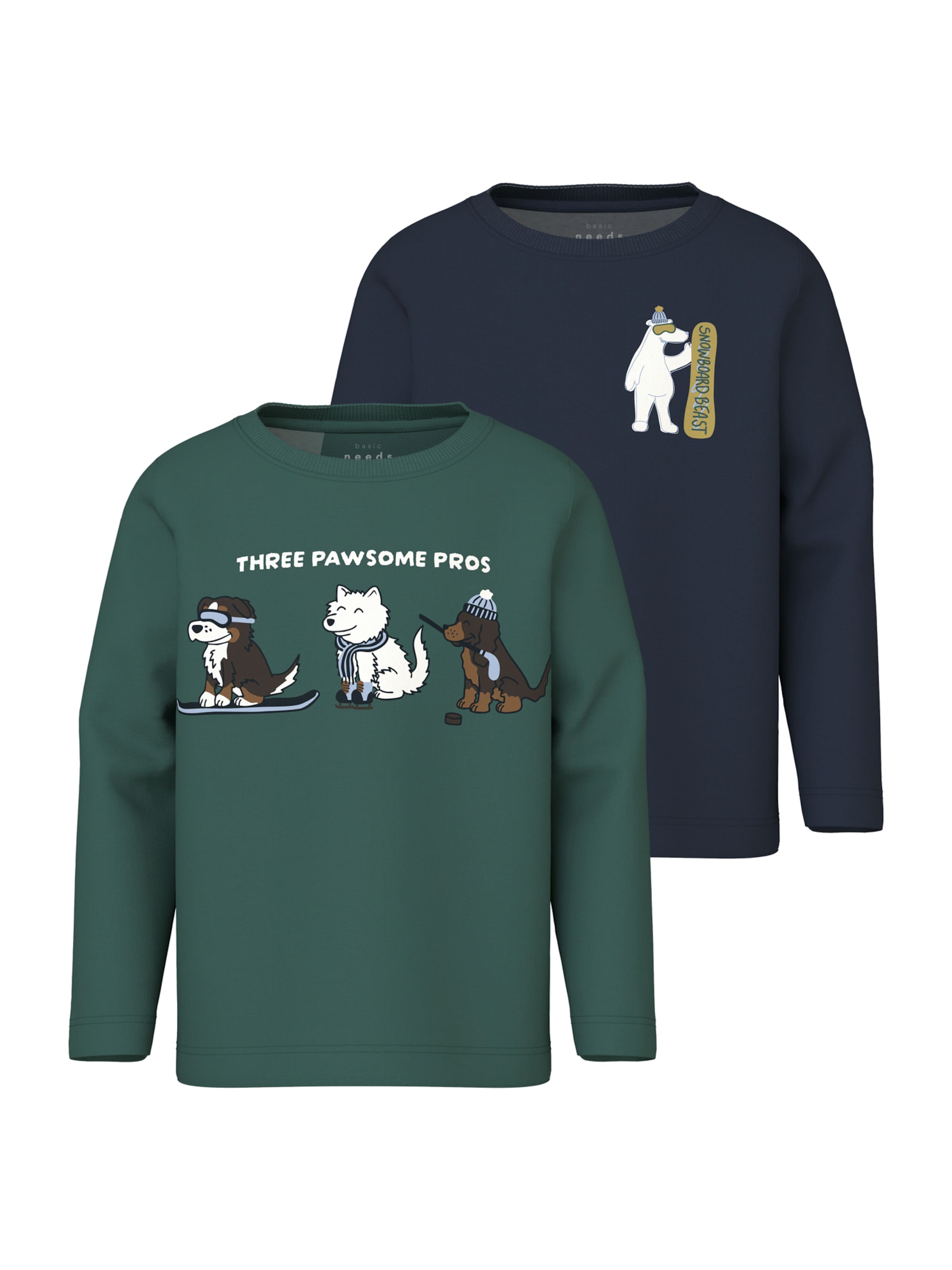 NAME IT Tričko 'NMMVUX' – modrá: přední strana