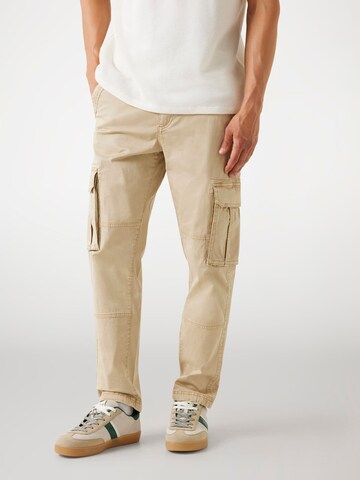 GUESS Slim fit Cargo Pants in Beige: front