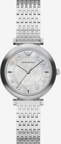 Orologio analogico di Emporio Armani in argento: frontale