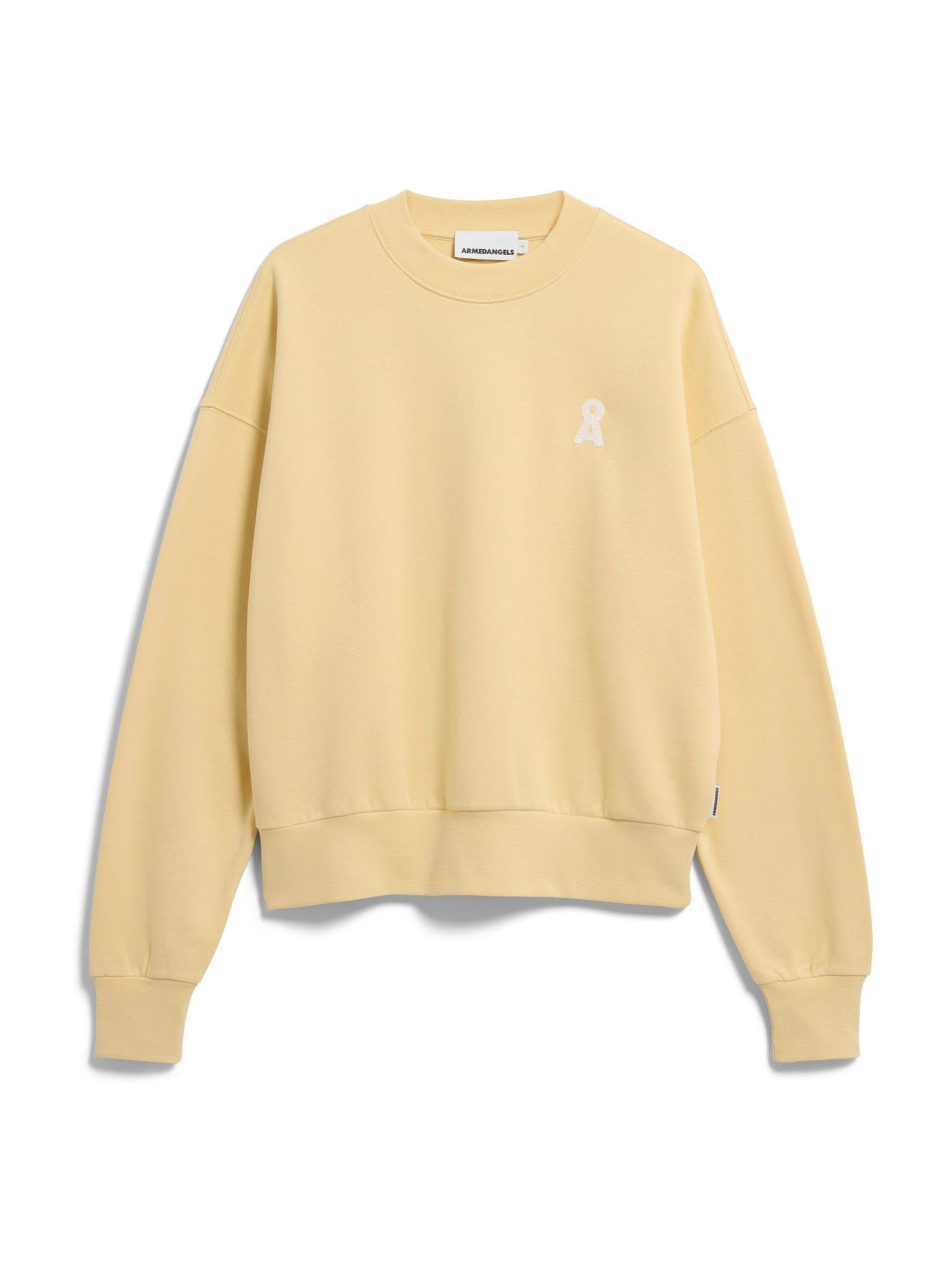 ARMEDANGELS Sweatshirt 'ALIZAA' in Yellow: front
