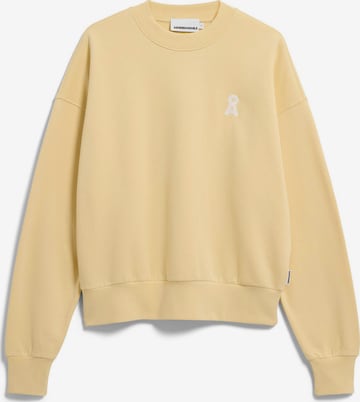 ARMEDANGELS Sweatshirt 'ALIZAA' in Yellow: front