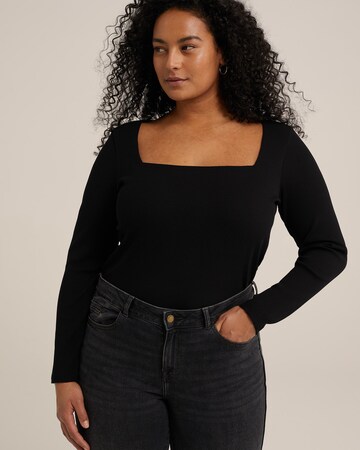 WE Fashion Shirt in Black: front