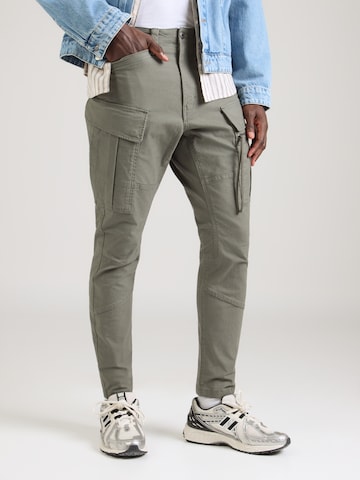Skinny Pantaloni cu buzunare de la G-STAR pe verde: față