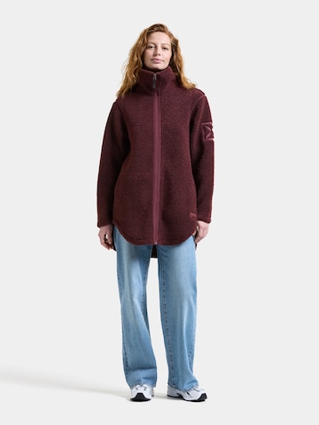 Didriksons Fleece jas in Rood