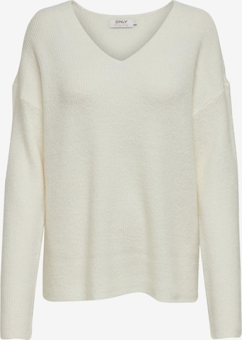 ONLY Sweater 'Camilla' in White: front