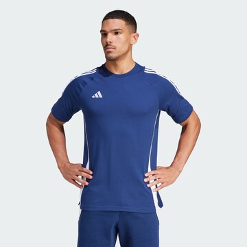 T-Shirt fonctionnel 'Tiro 24' ADIDAS PERFORMANCE en bleu : devant