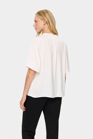 SAINT TROPEZ Bluse 'Briana' in Weiß