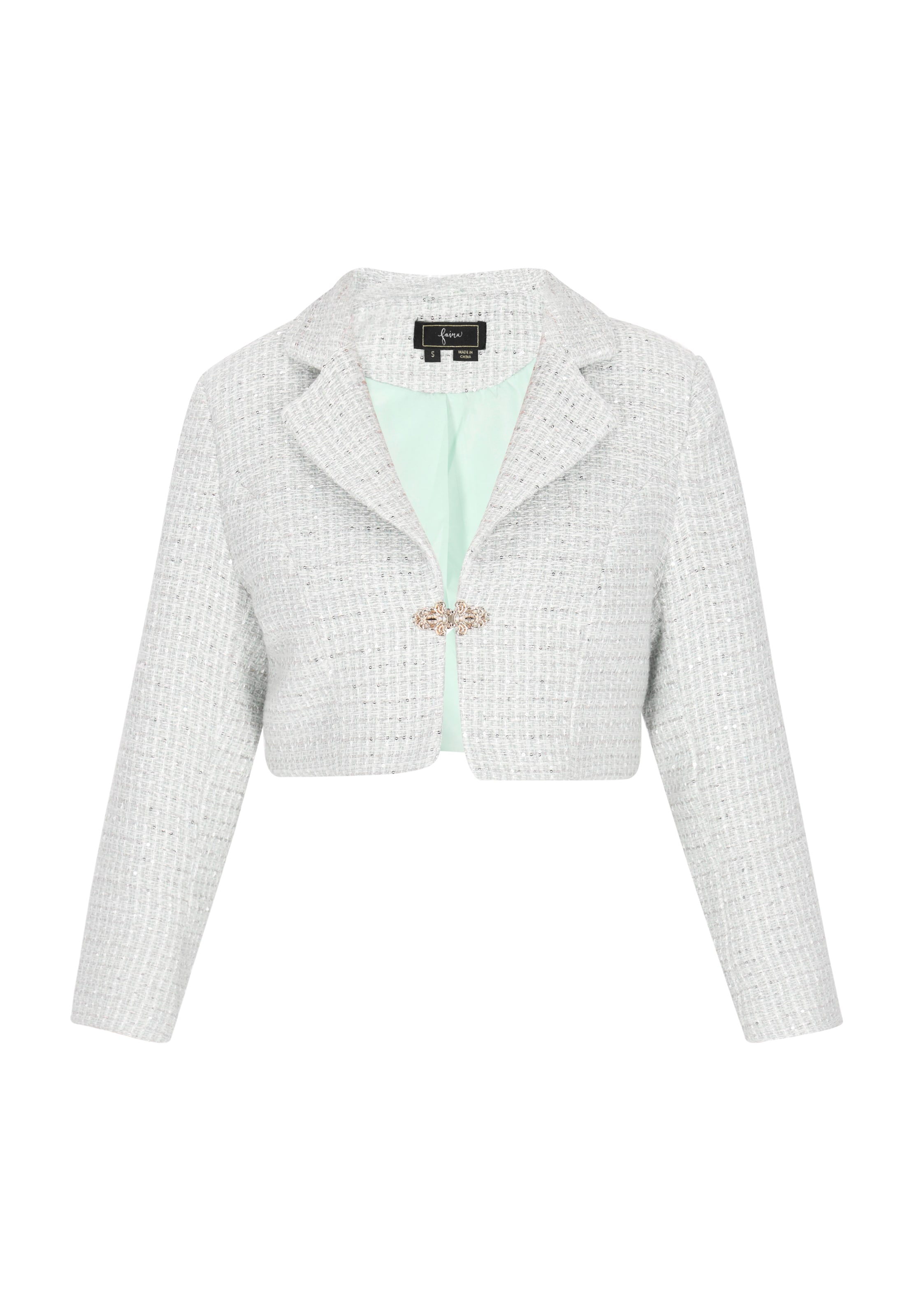 faina - Blazer em azul: frente