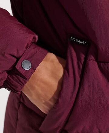 Superdry Winterjas in Rood