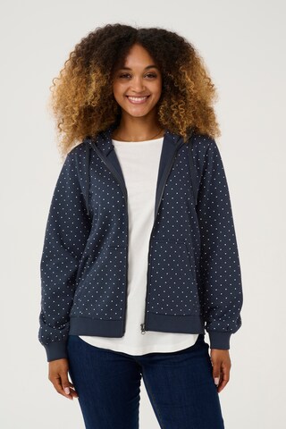 Love Copenhagen Sweatvest 'Sammi' in Blauw: voorkant