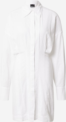 Robe-chemise 'Lana' Gina Tricot en blanc : devant