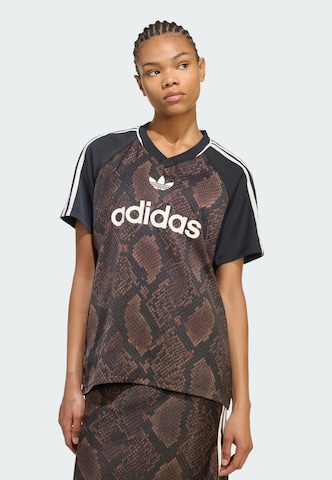 ADIDAS ORIGINALS Tričko – hnědá: přední strana