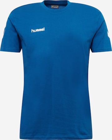 Hummel - Camisa funcionais em azul: frente