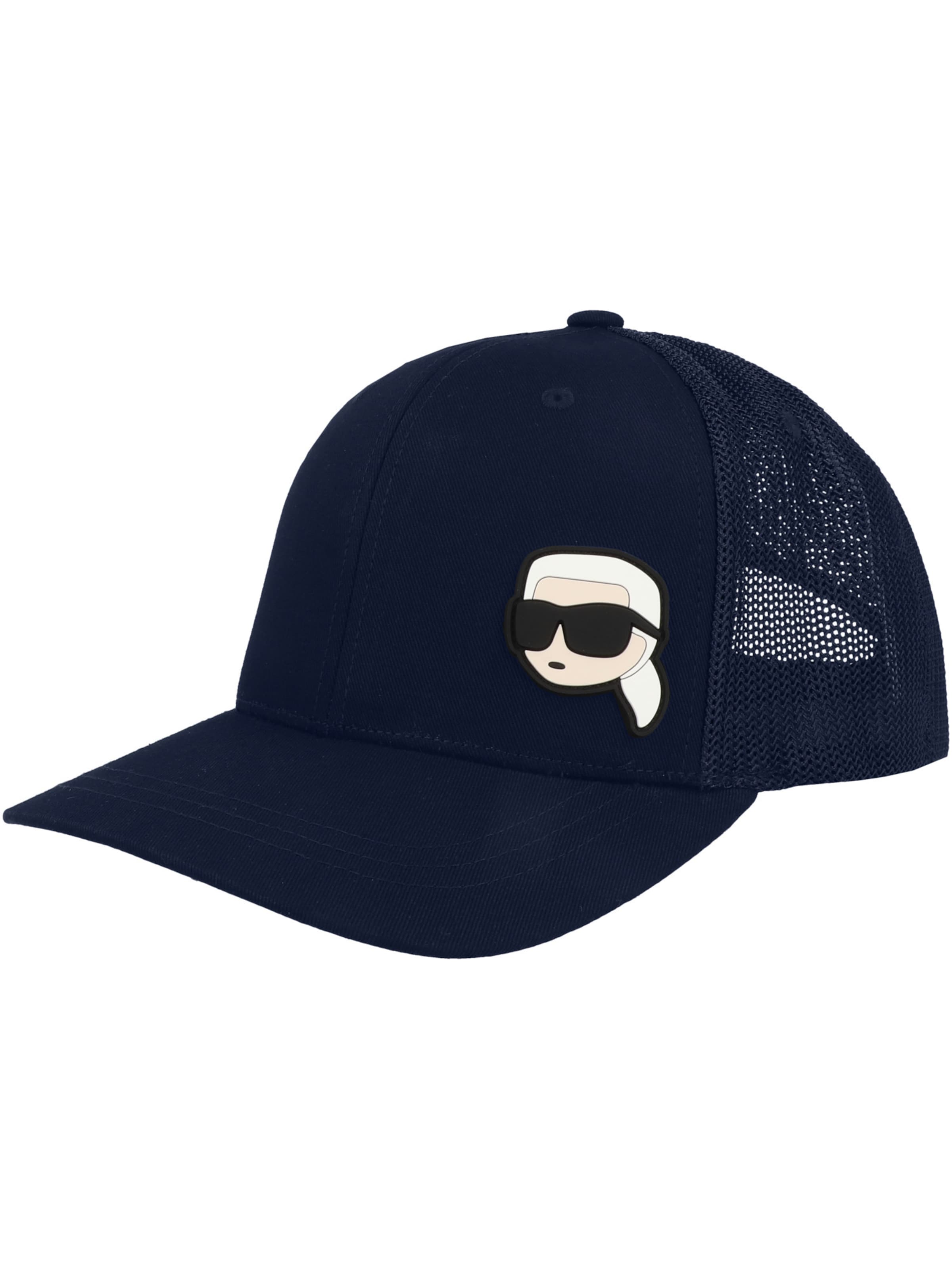 Karl Lagerfeld Casquette de sport ' 805619 ' en bleu foncé, Vue avec produit