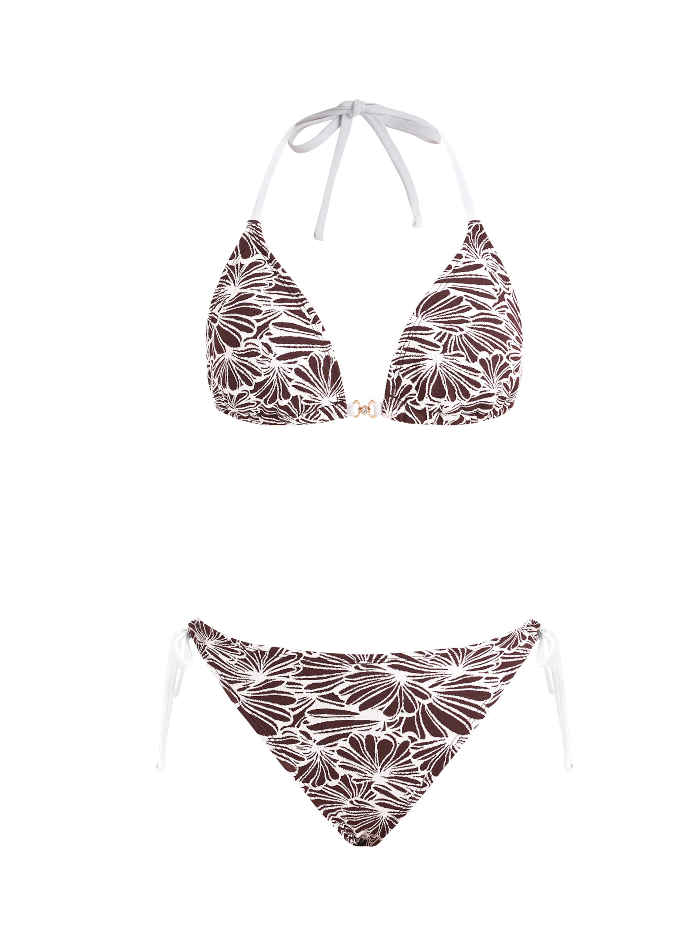 Cupshe Bikini 'CAA12C5C128HG'‌‌‌‌‌‌‌‌‌ in Braun: Vorderseite