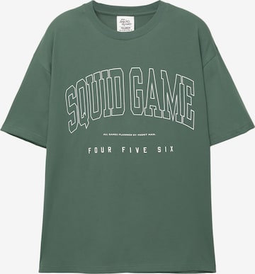 Pull&BearMajica 'SQUID GAME' - zelena boja: prednji dio