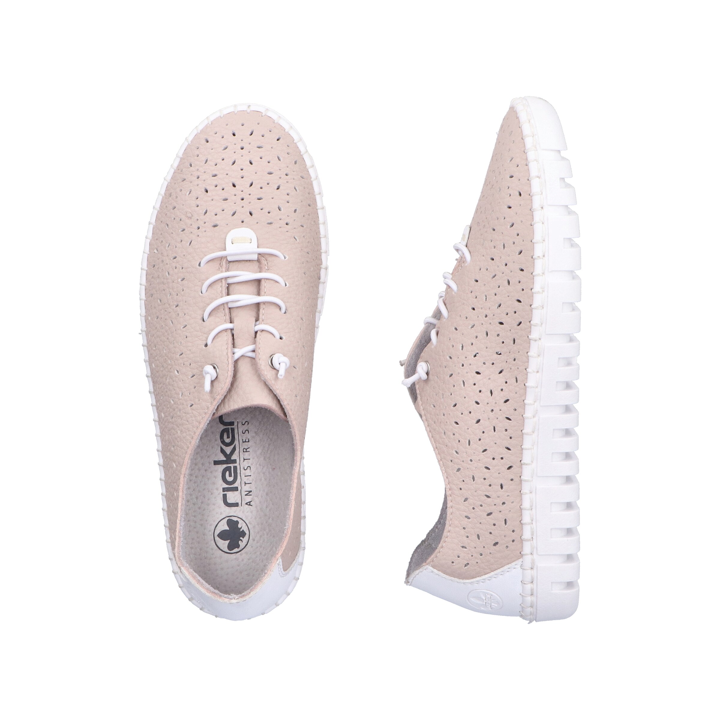 Rieker Classic Flats in Pink