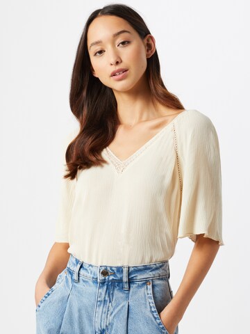 TOM TAILOR DENIM Blouse in Beige: voorkant