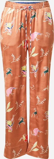 Pantaloni de pijama 'Chumana Alisa' BeckSöndergaard pe maro ruginiu / mai multe culori, Vizualizare produs