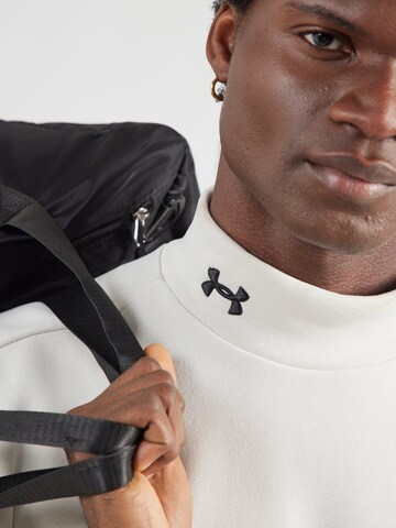 Sweat de sport 'Terry Crew-GRY' UNDER ARMOUR en blanc