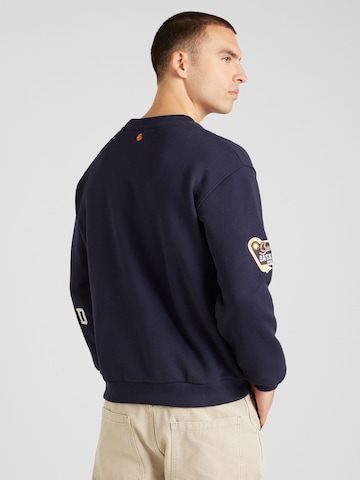 Les Deux Sweatshirt 'Route' in Blauw