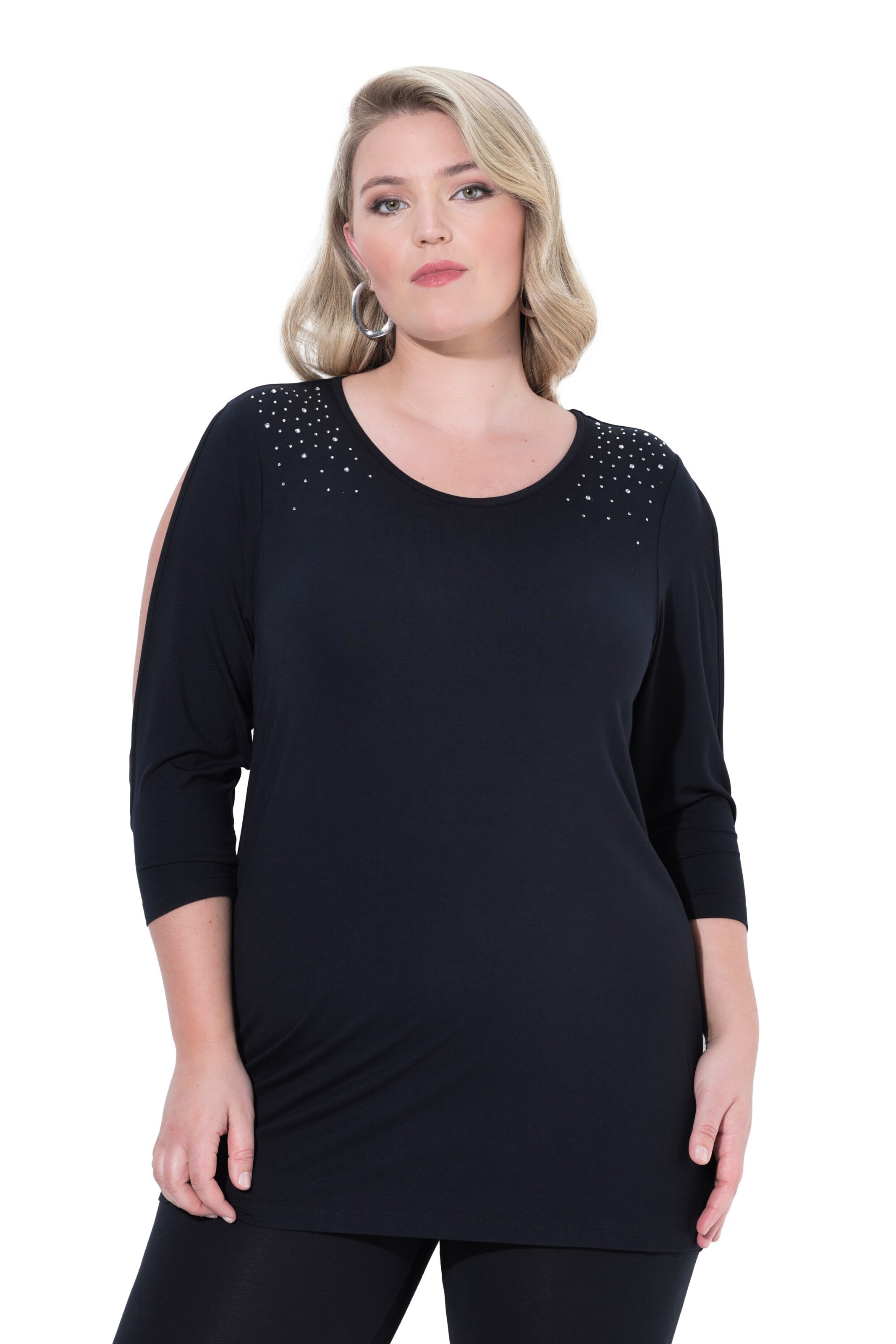MIAMODA Shirt in Schwarz: Vorderseite
