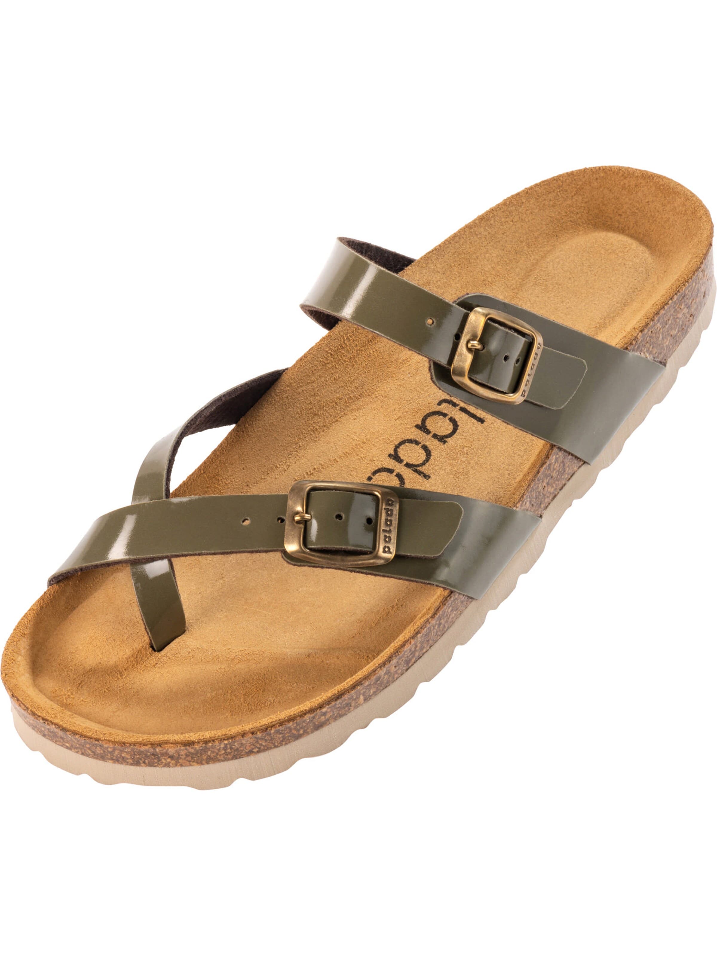 Palado Teenslipper 'Palado Cres Lack' in Groen: voorkant