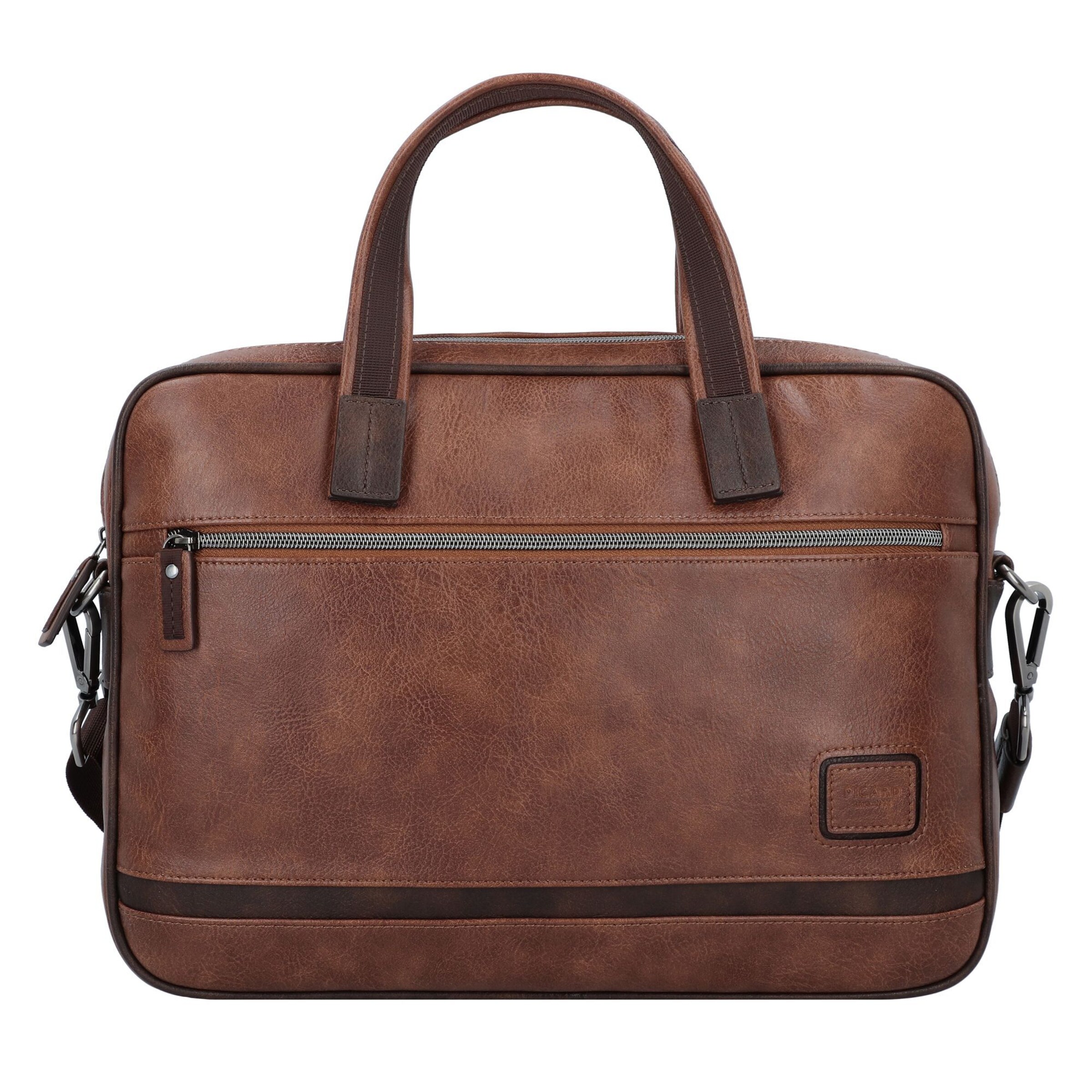 Picard Document Bag 'Breakers' in Brown: front