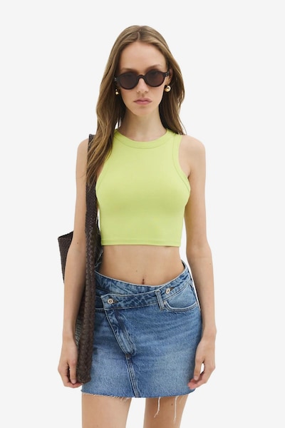 No Matter What Top in de kleur Lichtgroen, Productweergave