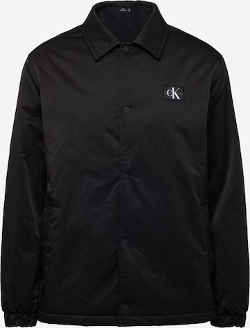 Calvin Klein Jeans Regularen Prehodna jakna | črna barva: sprednja stran
