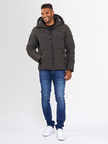 Alessandro Salvarini Winterjacke in Grau