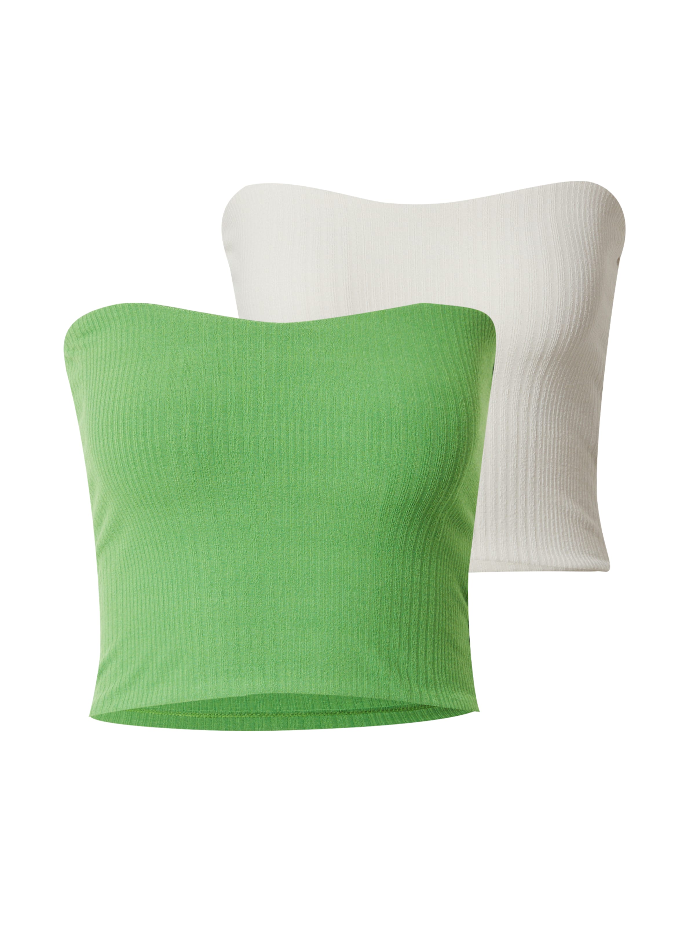 Top 'Selina' di Gina Tricot in verde: frontale