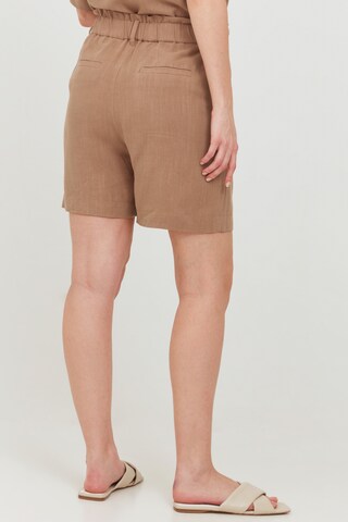 b.young Wide Leg Shorts in Braun