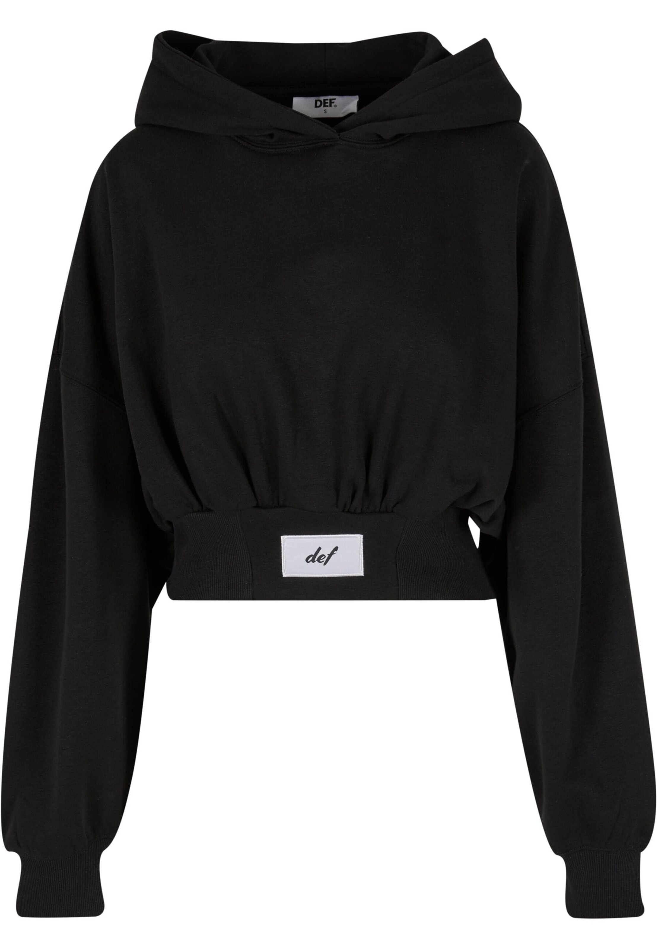 Sweat-shirt 'Nice' DEF en noir : devant