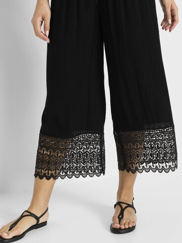 bonprix Loosefit Broek in Zwart