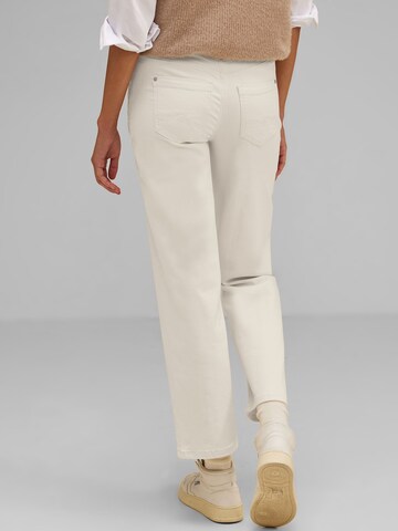 STREET ONE Wide Leg Jeans i beige